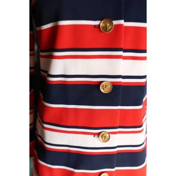 Vintage 60s 70s James Kenrob Nautical Mod Button Down Butterfly Collar Shirt 8 - Picture 8 of 13